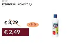 Prezzemolo e Vitale Lysoform limone offerta