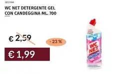 Prezzemolo e Vitale Wc net detergente gel con candeggina offerta