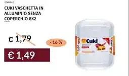 Prezzemolo e Vitale Cuki vaschetta in alluminio senza coperchio 8x2 offerta
