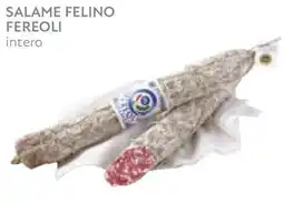 Conad Salame felino fereoli intero offerta