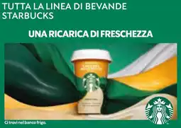Conad Tutta la linea di bevande STARBUCKS offerta