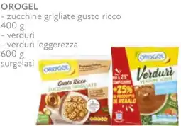 Conad Orogel zucchine grigliate gusto ricco offerta