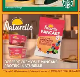 Conad Proteici naturelle dessert cremosi e pancake offerta