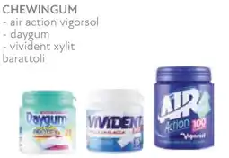 Conad Chewingum air action vigorsol offerta