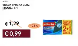 Prezzemolo e Vitale Vileda spugna glitzi crystal 2+1 offerta