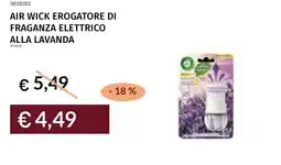 Prezzemolo e Vitale Air wick erogatore di fraganza elettrico alla lavanda offerta