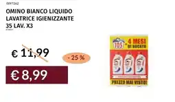 Prezzemolo e Vitale Omino bianco liquido lavatrice igienizzante offerta