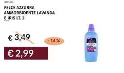 Prezzemolo e Vitale Felce azzurra ammorbidente lavanda e iris offerta