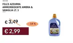 Prezzemolo e Vitale Felce azzurra ammorbidente ambra & vaniglia offerta