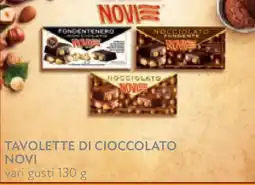 Conad Tavolette di cioccolato NOVI offerta