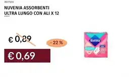 Prezzemolo e Vitale Nuvenia assorbenti ultra lungo con ali x 12 offerta