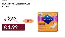 Prezzemolo e Vitale Nuvenia assorbenti con ali x16 offerta