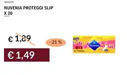 Prezzemolo e Vitale Nuvenia proteggi slip x 20 offerta