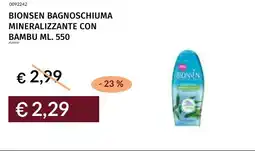 Prezzemolo e Vitale Bionsen bagnoschiuma mineralizzante con bambu offerta