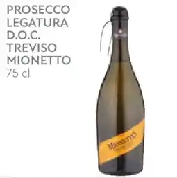 Conad Prosecco legatura d.o.c. treviso mionetto offerta