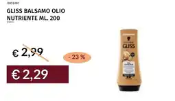 Prezzemolo e Vitale Gliss balsamo olio nutriente offerta