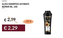 Prezzemolo e Vitale Gliss shampoo ultimate repair offerta