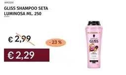Prezzemolo e Vitale Gliss shampoo seta luminosa offerta