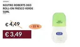 Prezzemolo e Vitale Neutro roberts deo roll-on fresco verde offerta