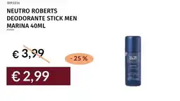 Prezzemolo e Vitale Neutro roberts deodorante stick men marina offerta