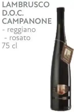 Conad Lambrusco d.o.c. campanone offerta
