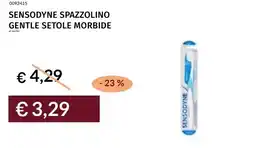Prezzemolo e Vitale Sensodyne spazzolino gentle setole morbide offerta