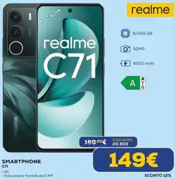 Euronics Realme SMARTPHONE C71 offerta