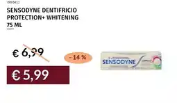 Prezzemolo e Vitale Sensodyne dentifricio protection+ whitening offerta