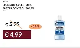 Prezzemolo e Vitale Listerine collutorio tartar control offerta