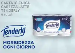 Conad Carta igienica carezza latte TENDERLY offerta