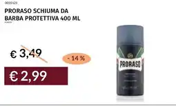 Prezzemolo e Vitale Proraso schiuma da barba protettiva offerta