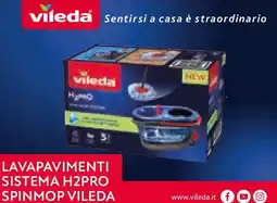Conad Lavapavimenti sistema h2pro spinmop VILEDA offerta