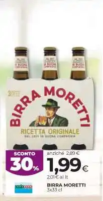 Coop BIRRA MORETTI offerta