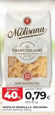 Coop PASTA DI SEMOLA LA MOLISANA offerta