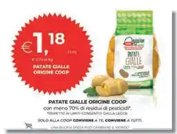 Coop Patate Gialle Origine Coop offerta