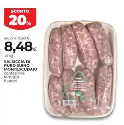 Coop Salsiccia di Puro Suino Montescudaio offerta