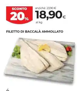 Coop Filetto di Baccalà Ammollato offerta