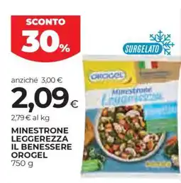 Coop MINESTRONE LEGGEREZZA IL BENESSERE OROGEL offerta