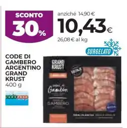 Coop Code di Gambero Argentino Grand Krust offerta