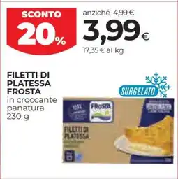 Coop Filetti di Platessa Frosta offerta