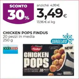 Coop CHICKEN POPS FINDUS offerta