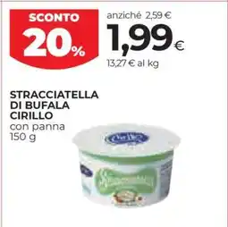 Coop STRACCIATELLA DI BUFALA CIRILLO offerta