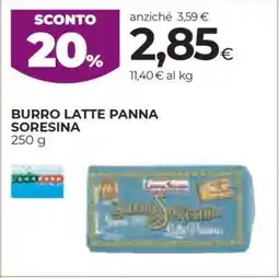 Coop BURRO LATTE PANNA SORESINA offerta