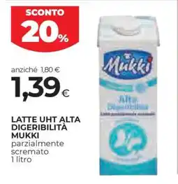 Coop LATTE UHT ALTA DIGERIBILITÀ MUKKI offerta