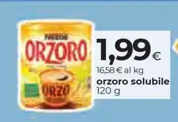 Coop ORZORO solubile offerta