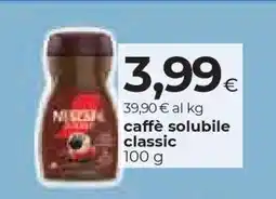 Coop caffè solubile classic offerta