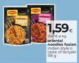 Coop oriental noodles fusian offerta
