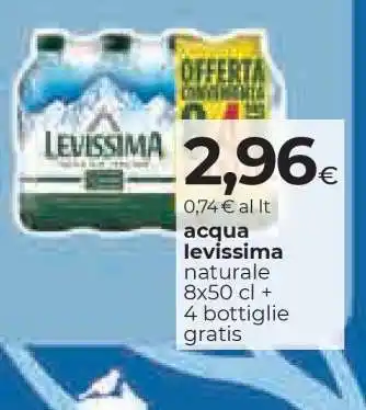 Coop ACQUA LEVISSIMA offerta