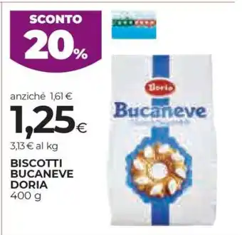 Coop Biscotti Bucaneve Doria offerta