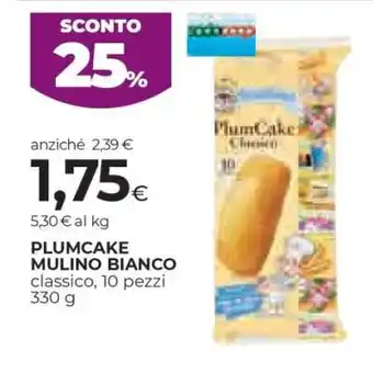 Coop Plumcake Mulino Bianco offerta